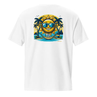 T21 "Sunshine Daydream" Down Syndrome Awareness Men's Pocket T-shirt