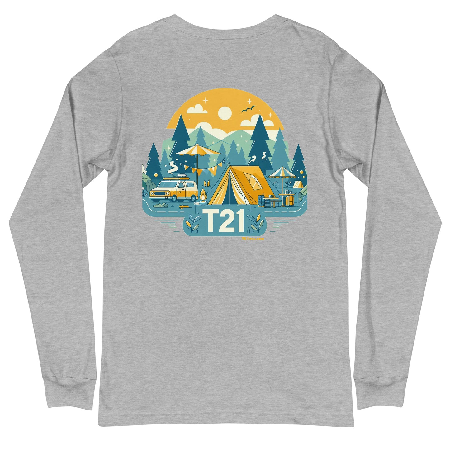 T21 "Campout" - Unisex Long Sleeve Tee - multiple colors