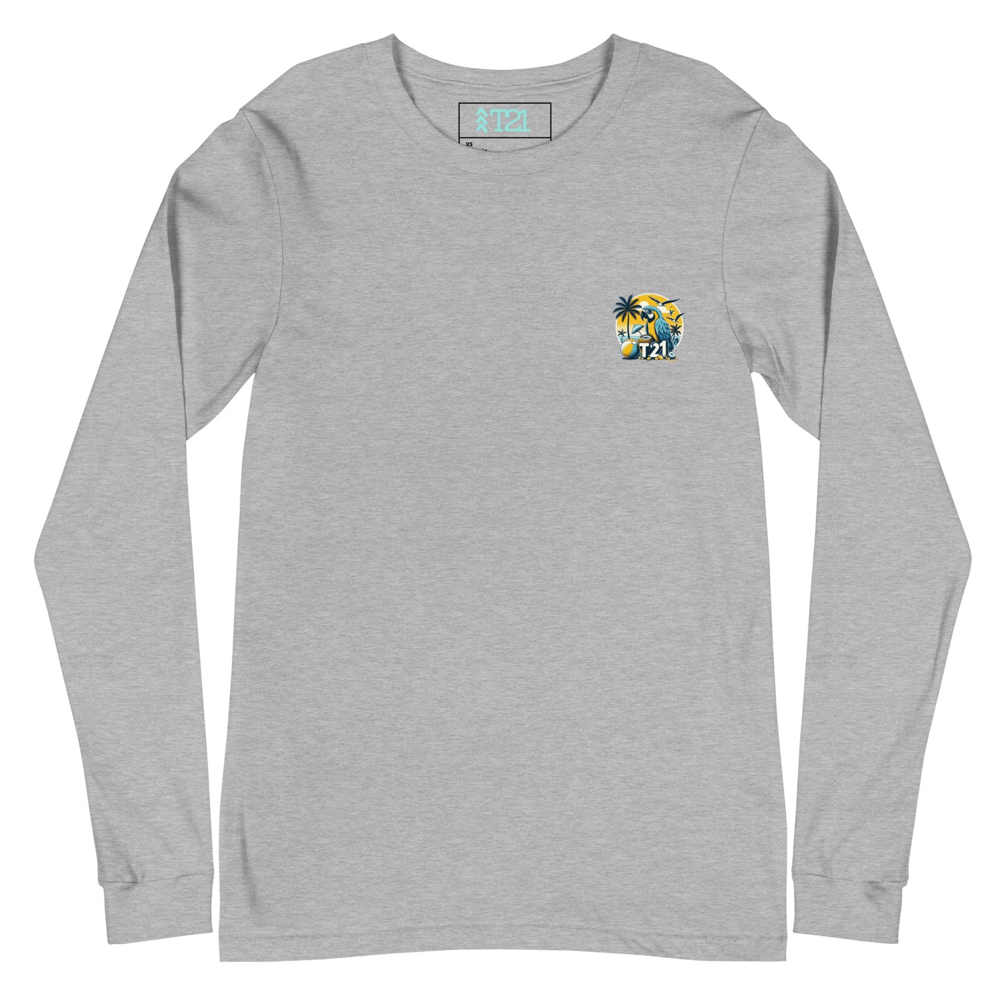 T21 "Coconut Island" - Unisex Long Sleeve Tee - multiple colors