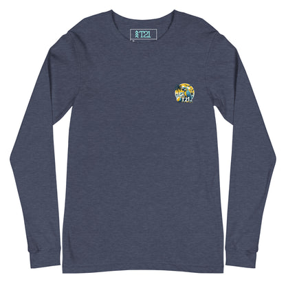 T21 "Coconut Island" - Unisex Long Sleeve Tee - multiple colors