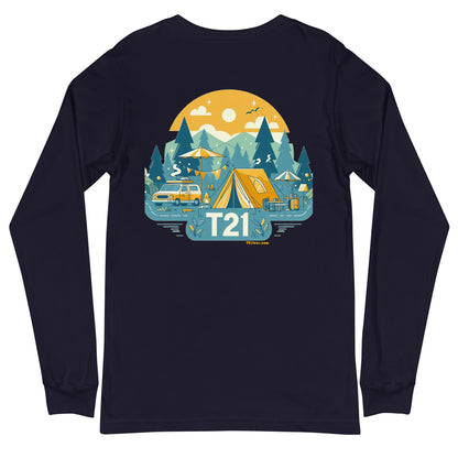 T21 "Campout" - Unisex Long Sleeve Tee - multiple colors