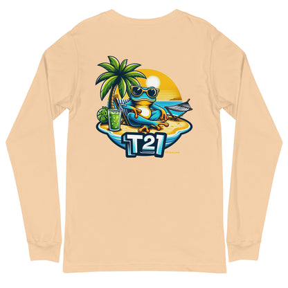 T21 "Frog Life" - Unisex Long Sleeve Tee - multiple colors