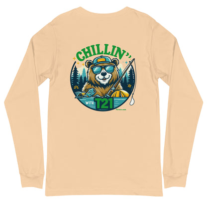 T21 "Bear's Gone Fishin'" - Unisex Long Sleeve Tee - multiple colors