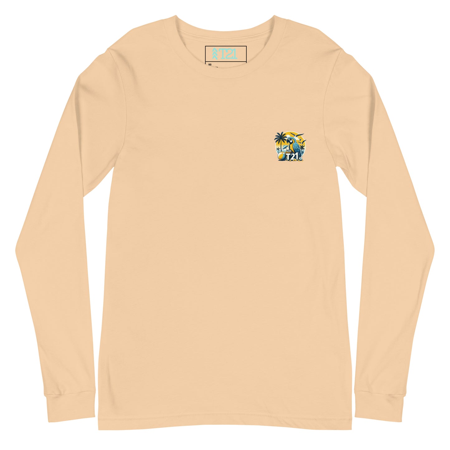 T21 "Coconut Island" - Unisex Long Sleeve Tee - multiple colors