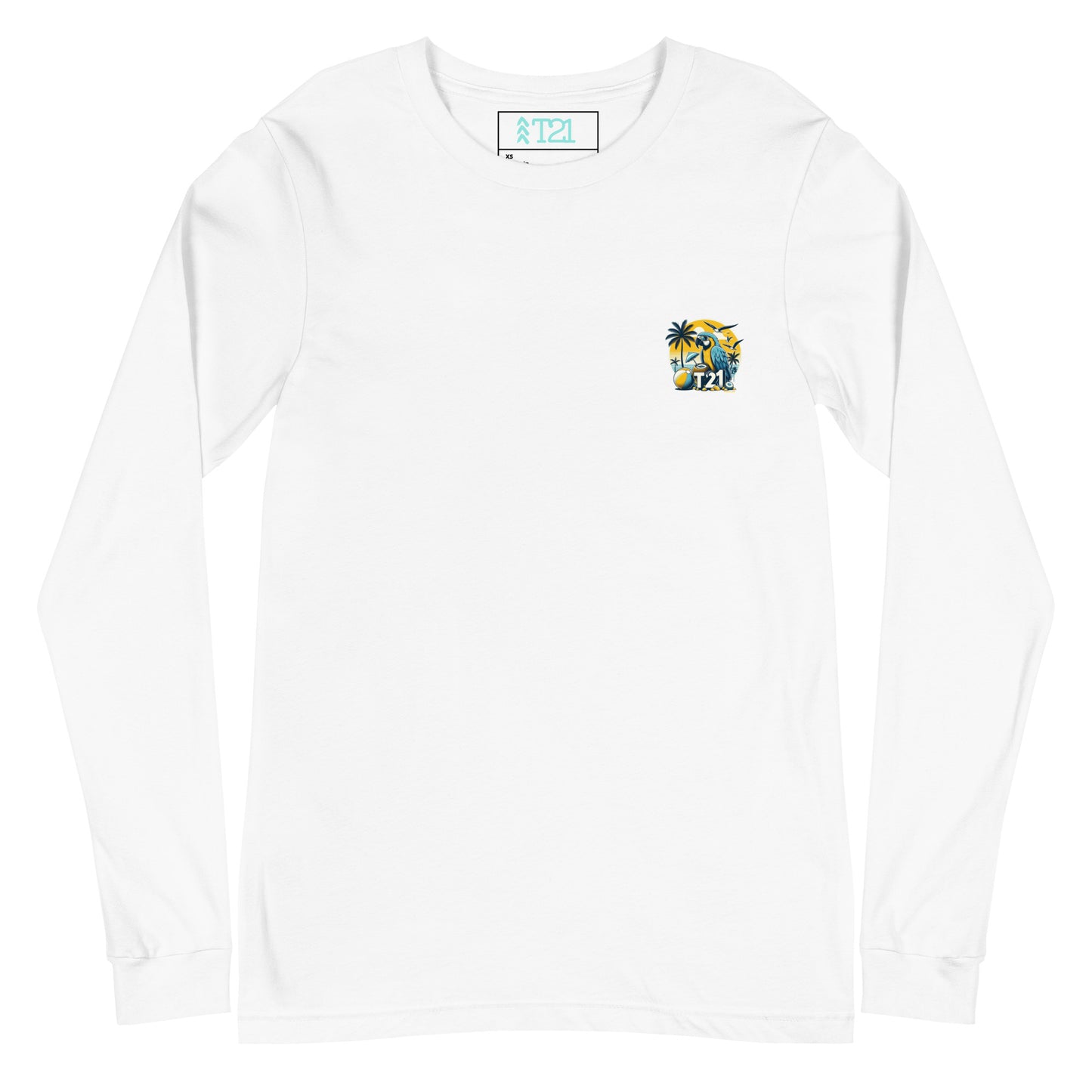 T21 "Coconut Island" - Unisex Long Sleeve Tee - multiple colors