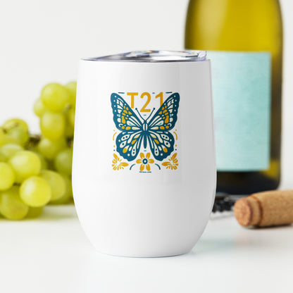 T21 "Monarch" - 12oz stainless steel  wine tumbler