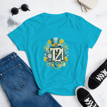 T21 "Saint Patty" - Women's Fashion-fit Short Sleeve T-shirt - multiple colors