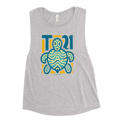 T21 "Turtle Rock" - Women's Muscle Tank - multiple colors