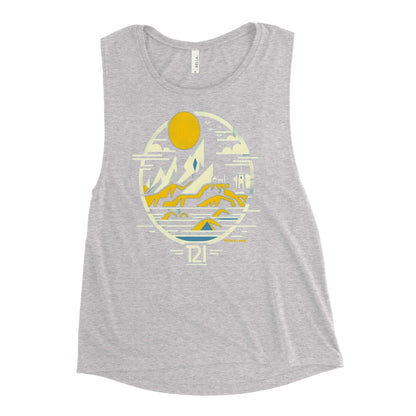 T21 "Mountaintop" - Wpmen's Muscle Tank - multiple colors