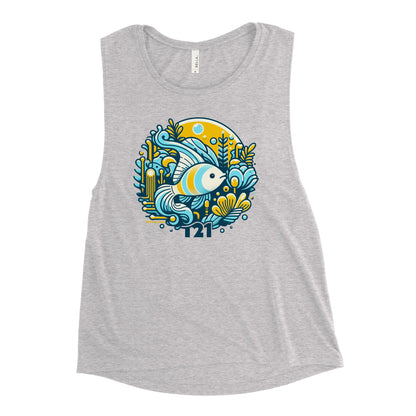 T21 "Guppy" - Wpmen's Muscle Tank - multiple colors