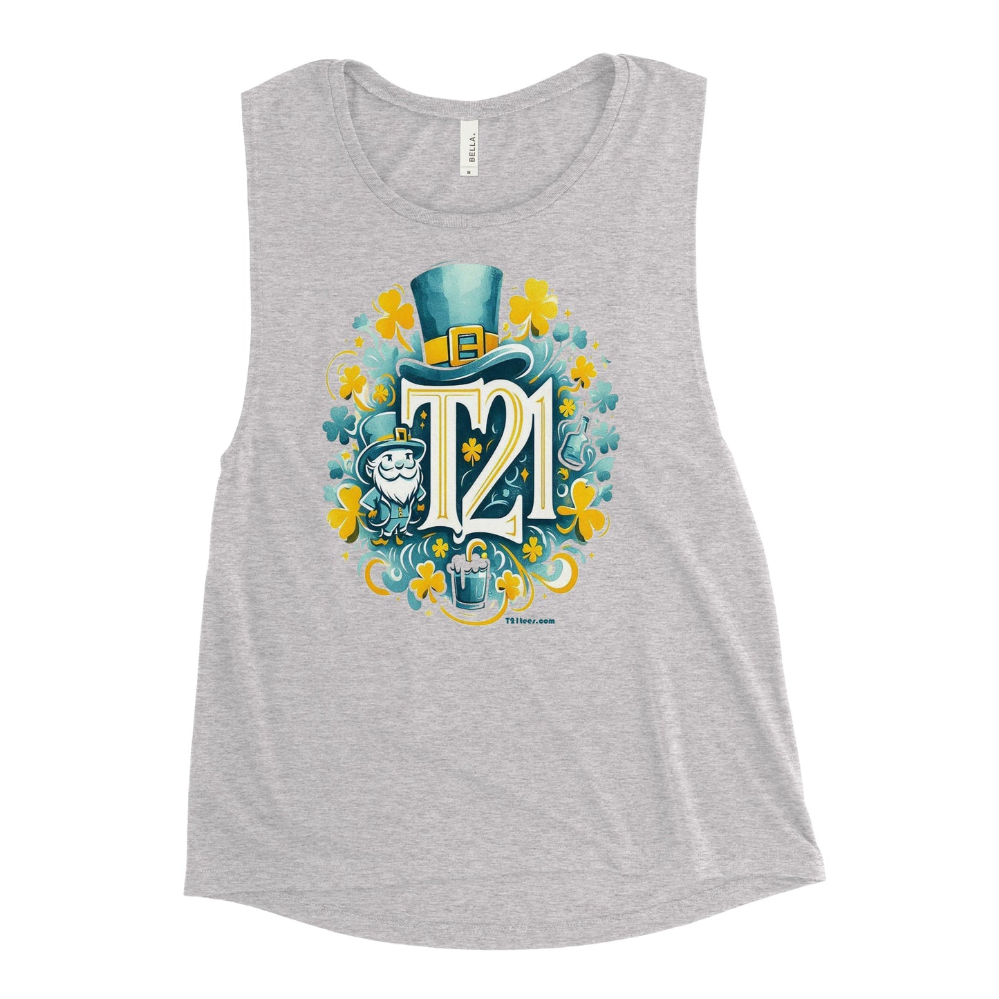 T21 "Saint Patty" - Women's Muscle Tank - multiple colors