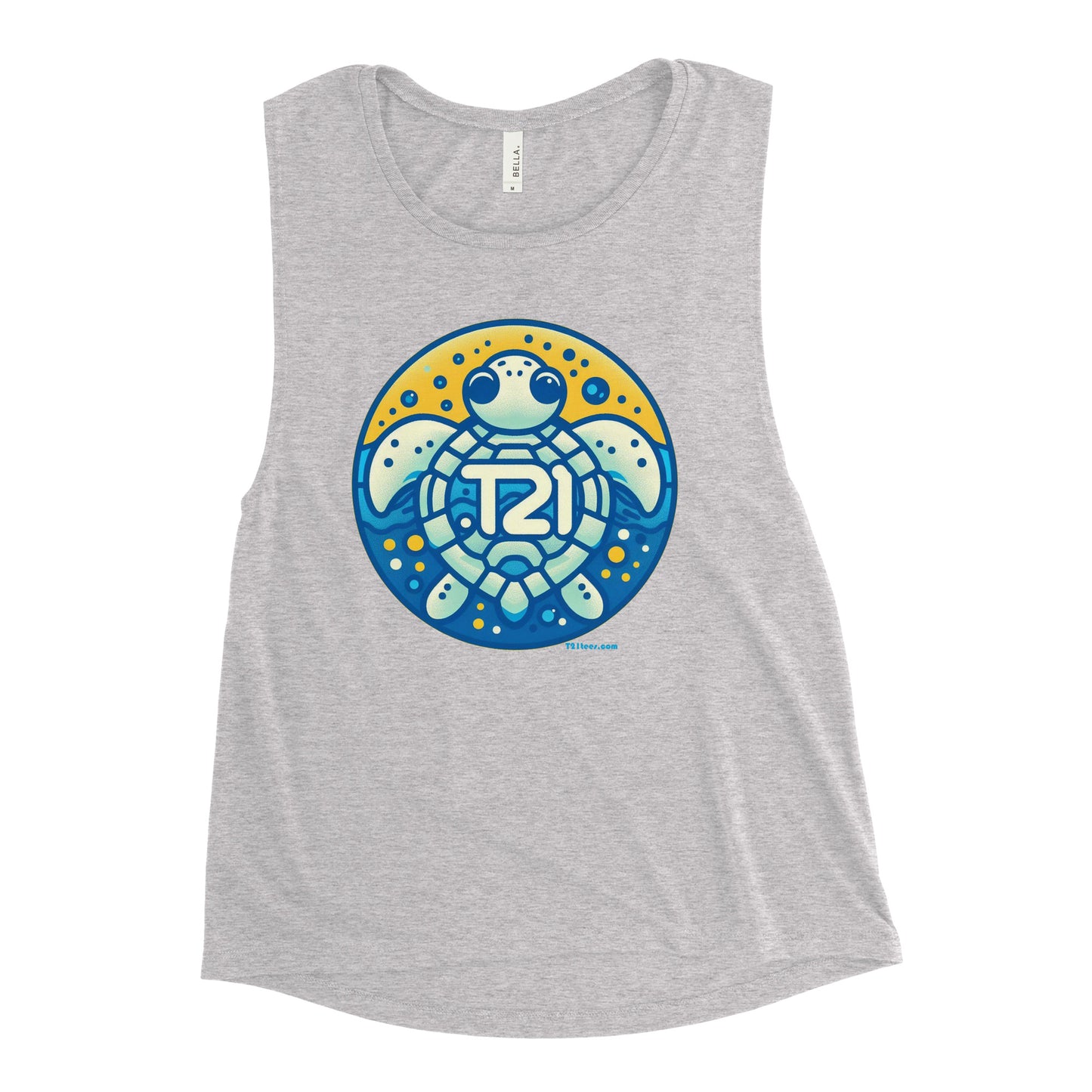 T21 "Ocean Quest" - Women's Muscle Tank - multiple colors