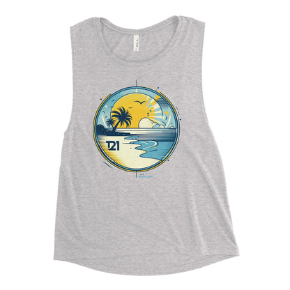 T21 "Kiawah" - Women's Muscle Tank - multiple colors