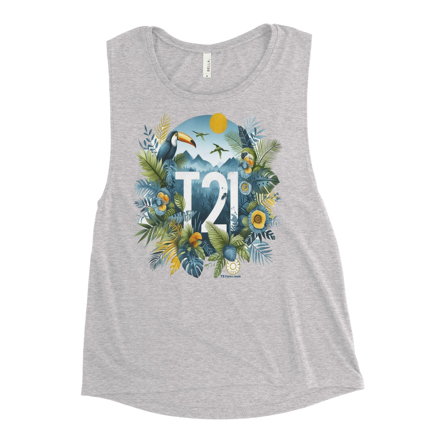 T21 "Rainforest" - Women's Muscle Tank - multiple colors