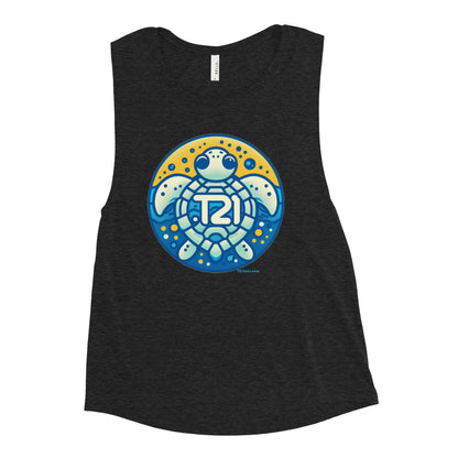 T21 "Ocean Quest" - Women's Muscle Tank - multiple colors