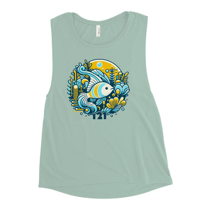 T21 "Guppy" - Wpmen's Muscle Tank - multiple colors