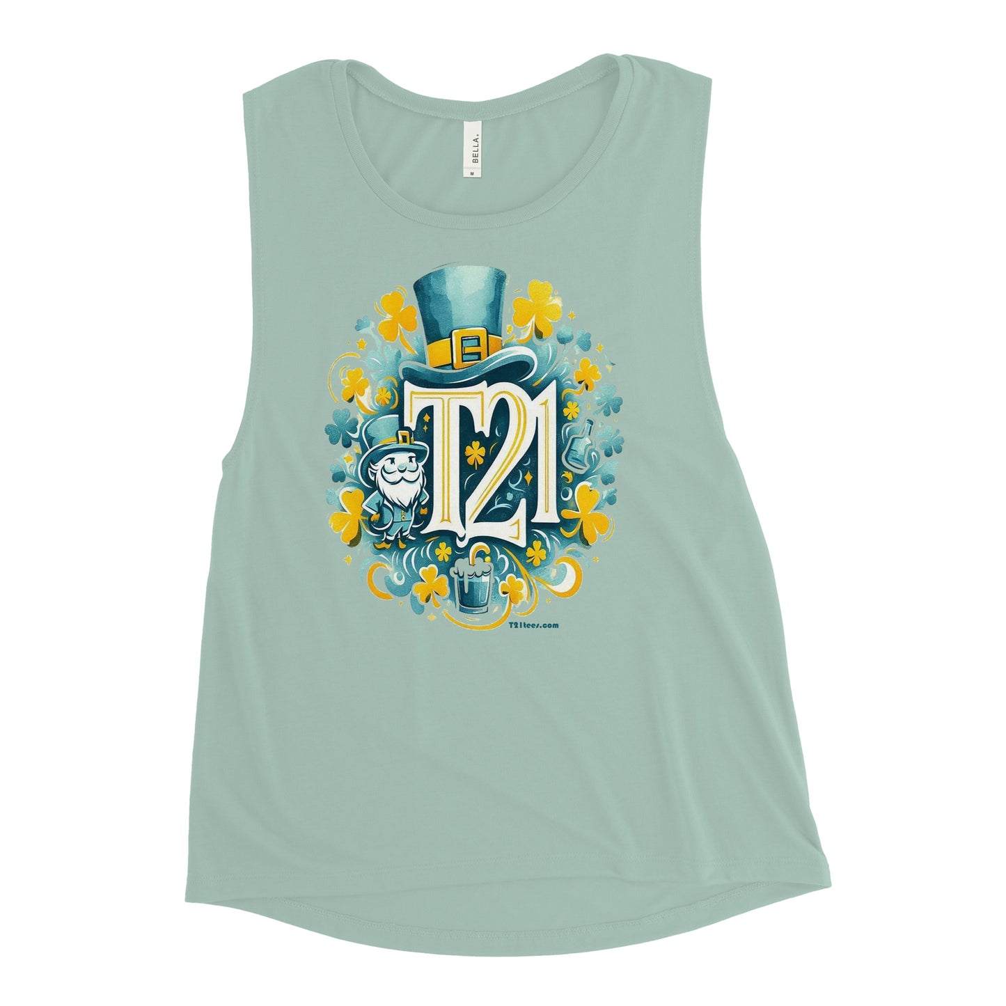 T21 "Saint Patty" - Women's Muscle Tank - multiple colors