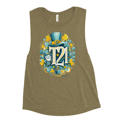 T21 "Saint Patty" - Women's Muscle Tank - multiple colors