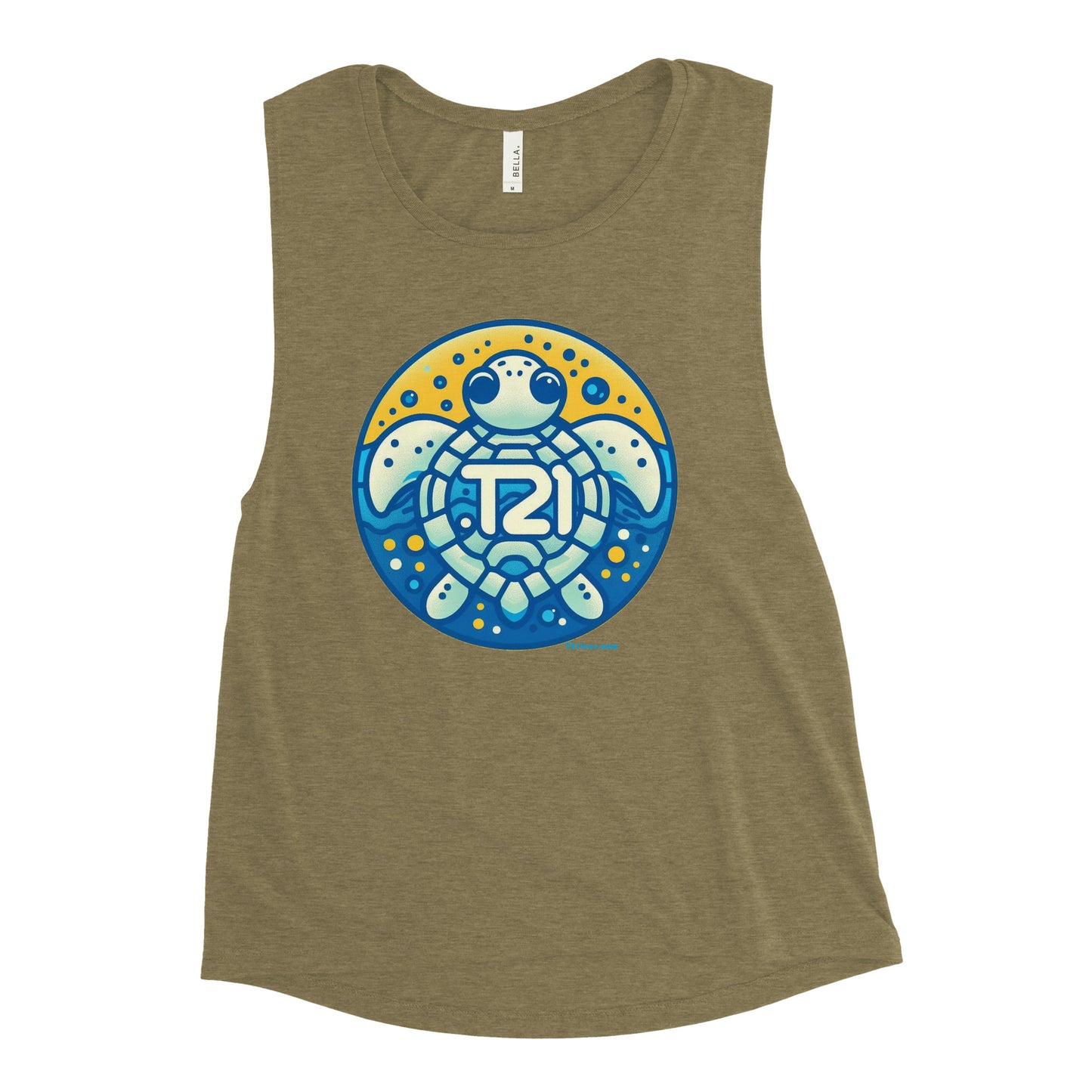 T21 "Ocean Quest" - Women's Muscle Tank - multiple colors