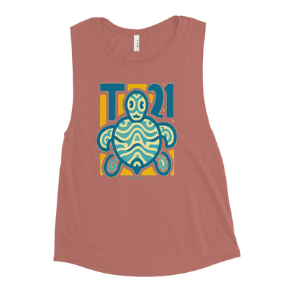 T21 "Turtle Rock" - Women's Muscle Tank - multiple colors