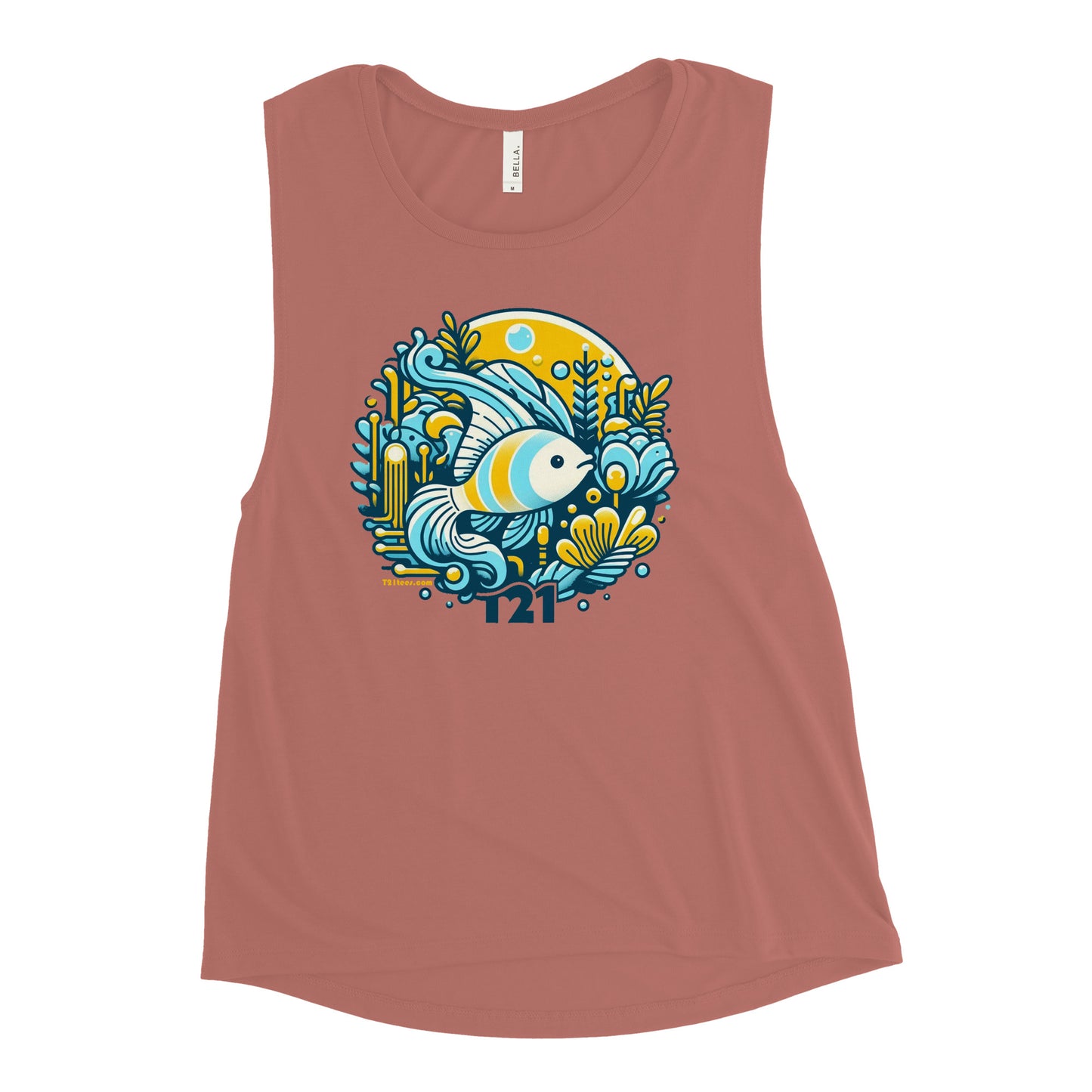 T21 "Guppy" - Wpmen's Muscle Tank - multiple colors