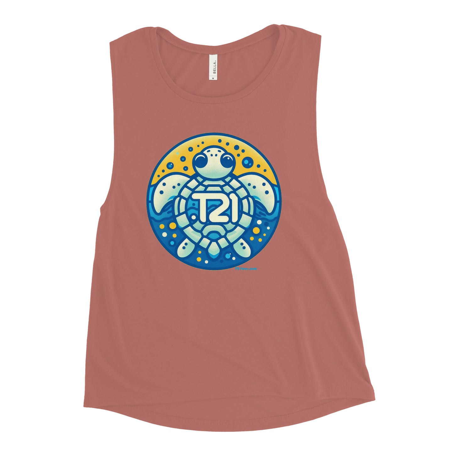 T21 "Ocean Quest" - Women's Muscle Tank - multiple colors