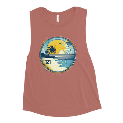 T21 "Kiawah" - Women's Muscle Tank - multiple colors