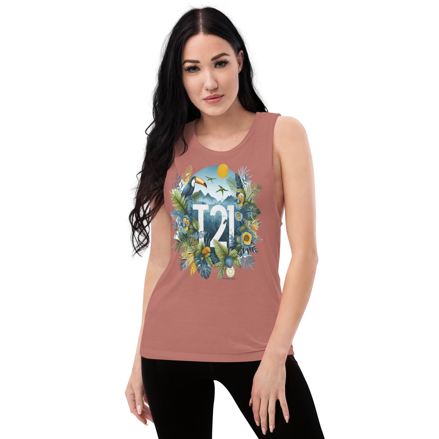 T21 "Rainforest" - Women's Muscle Tank - multiple colors