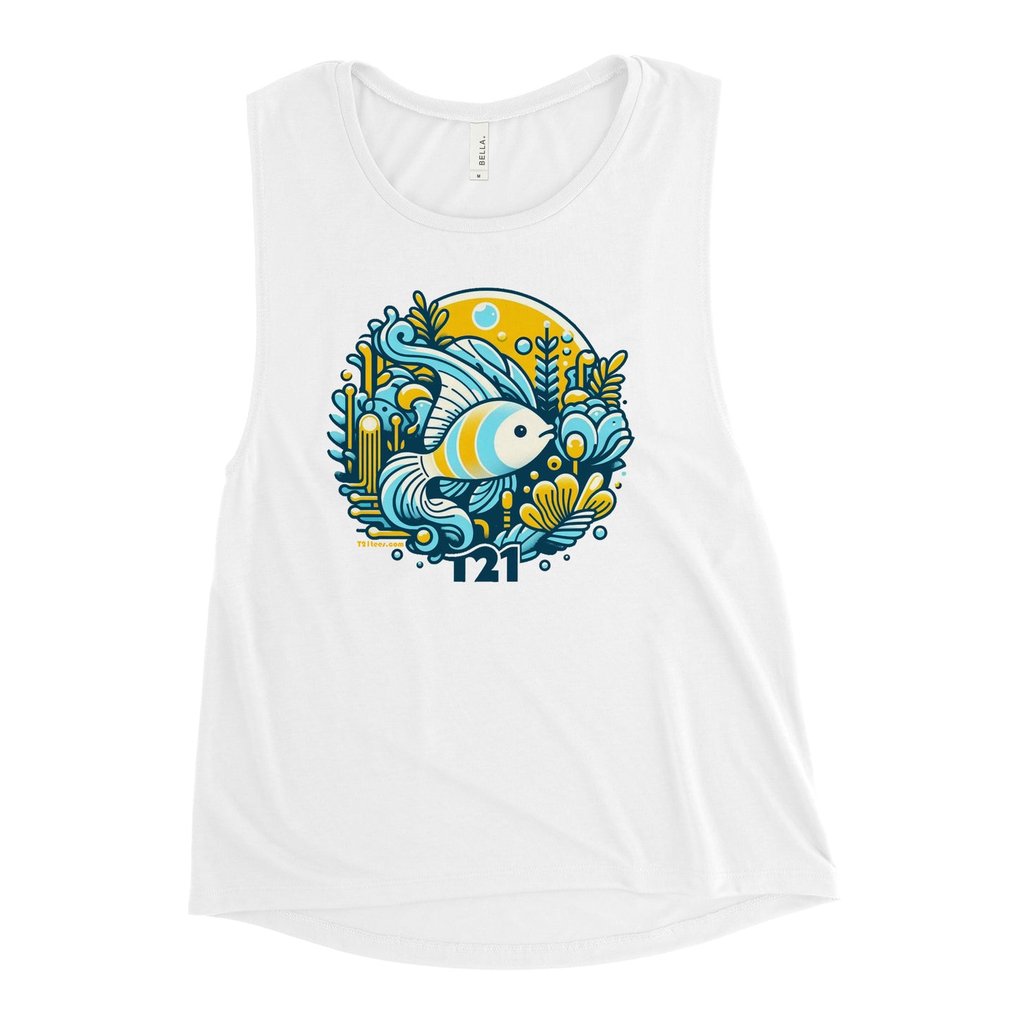 T21 "Guppy" - Wpmen's Muscle Tank - multiple colors