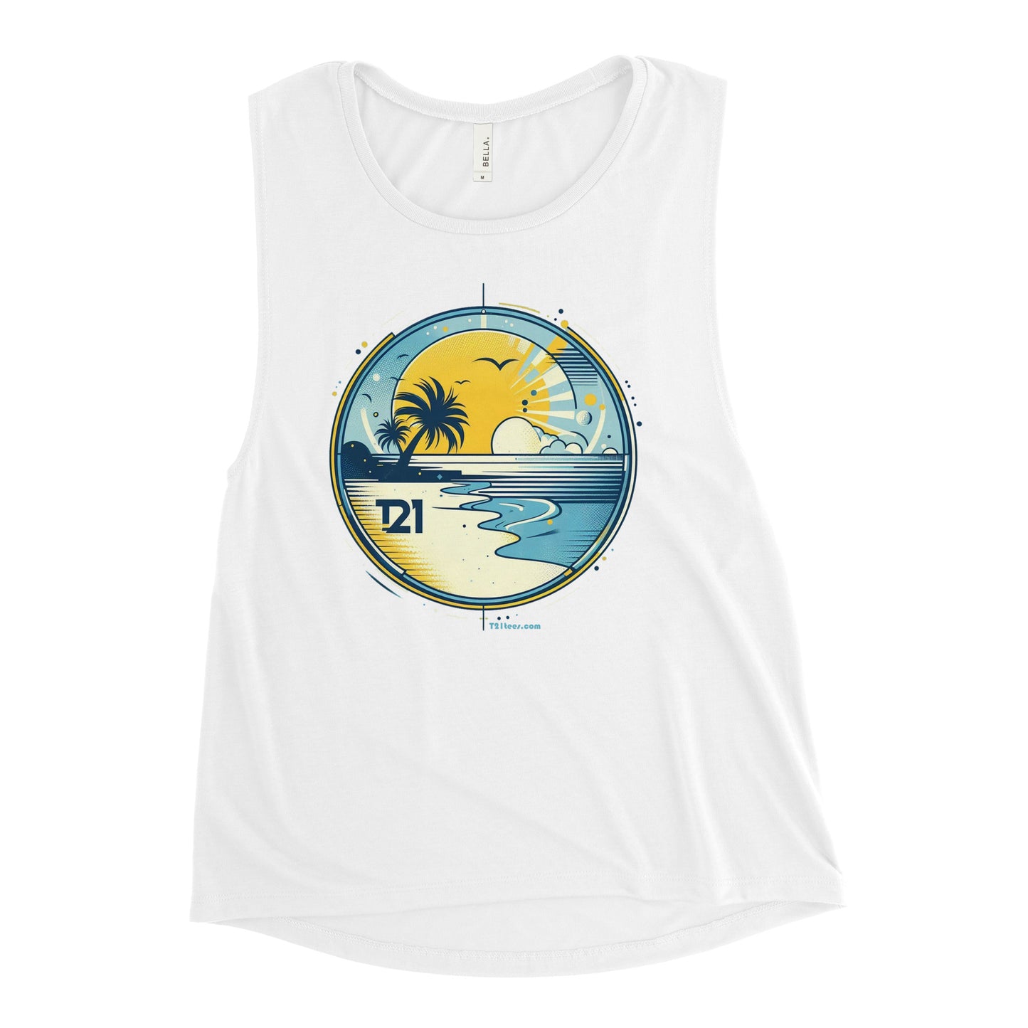 T21 "Kiawah" - Women's Muscle Tank - multiple colors