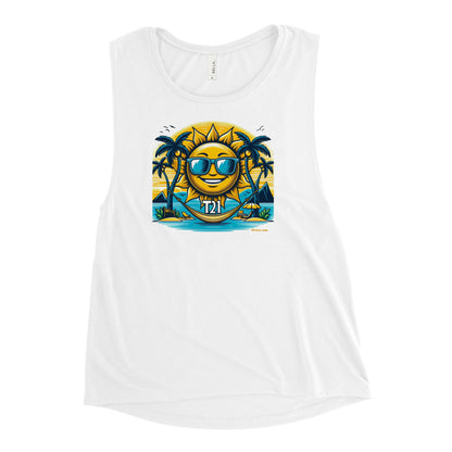 T21 "Sunshine Daydream" Women's Down Syndrome Awareness Muscle Tank