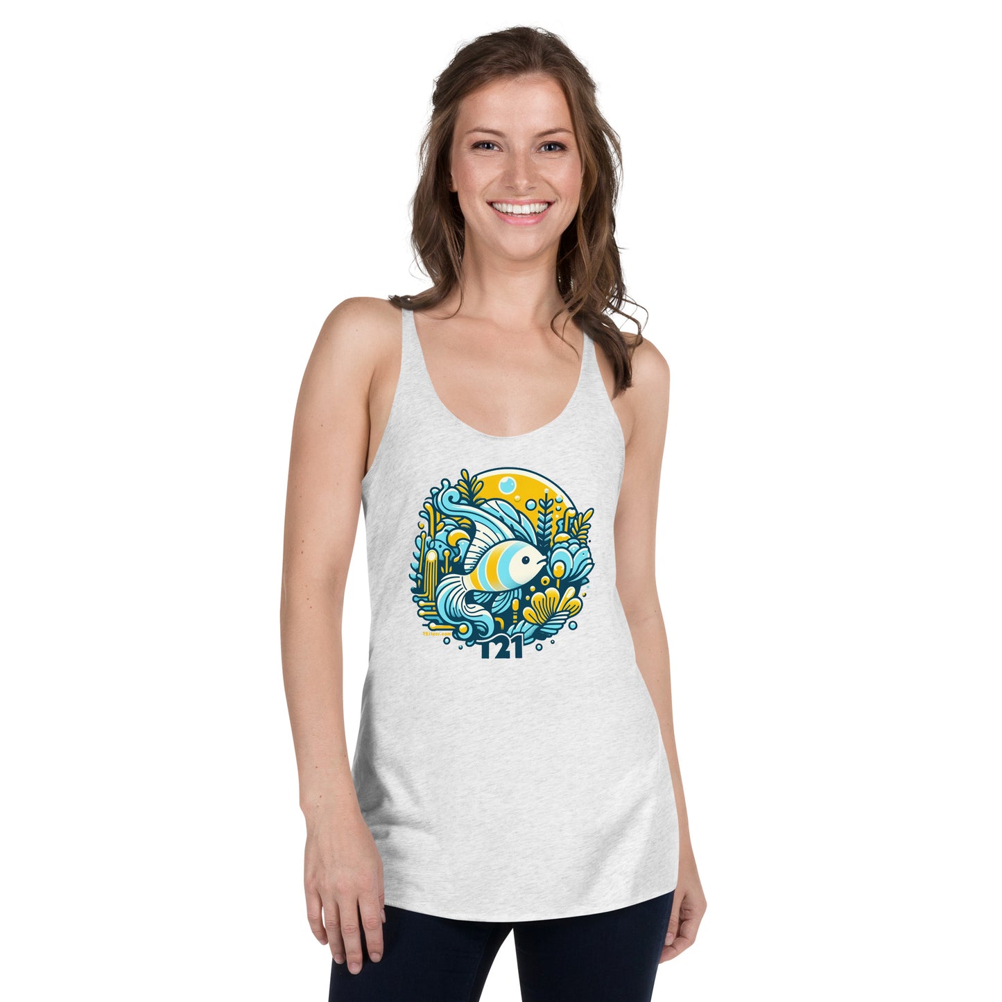 T21 "Guppy" - Women's Thin Workout Racerback Tank