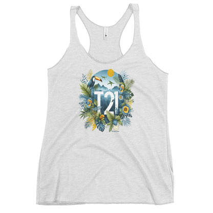 T21 "Rainforest" - Women's Thin/Lightweight Racerback Tank