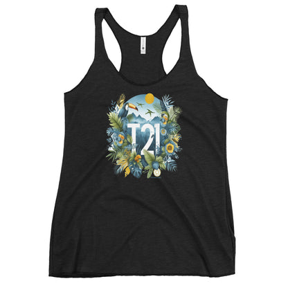 T21 "Rainforest" - Women's Thin/Lightweight Racerback Tank