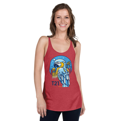 T21 "Polly" - Women's Thin Workout Racerback Tank - multiple colors