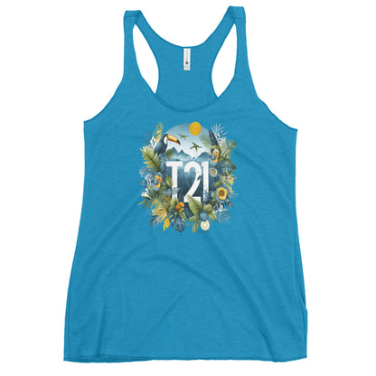 T21 "Rainforest" - Women's Thin/Lightweight Racerback Tank