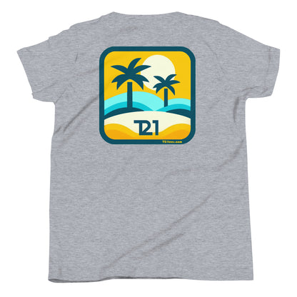 T21 "Oasis" - Youth Boy's Short Sleeve T-Shirt - multiple colors