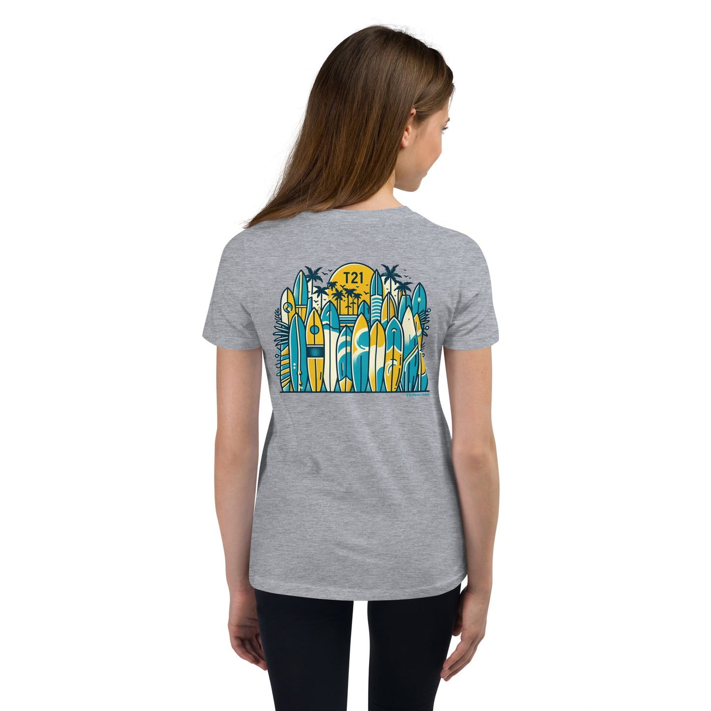 T21 "Board Row" - Youth Short Sleeve T-Shirt - multiple colors