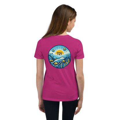 T21 "Friendly Sea" - Youth Short Sleeve T-Shirt - multiple colors