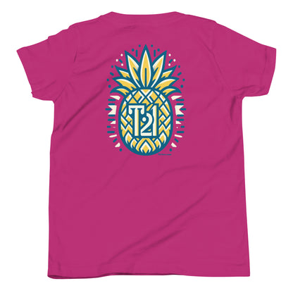 T21 "Pineapple Ice" - Youth Short Sleeve T-Shirt - multiple colors