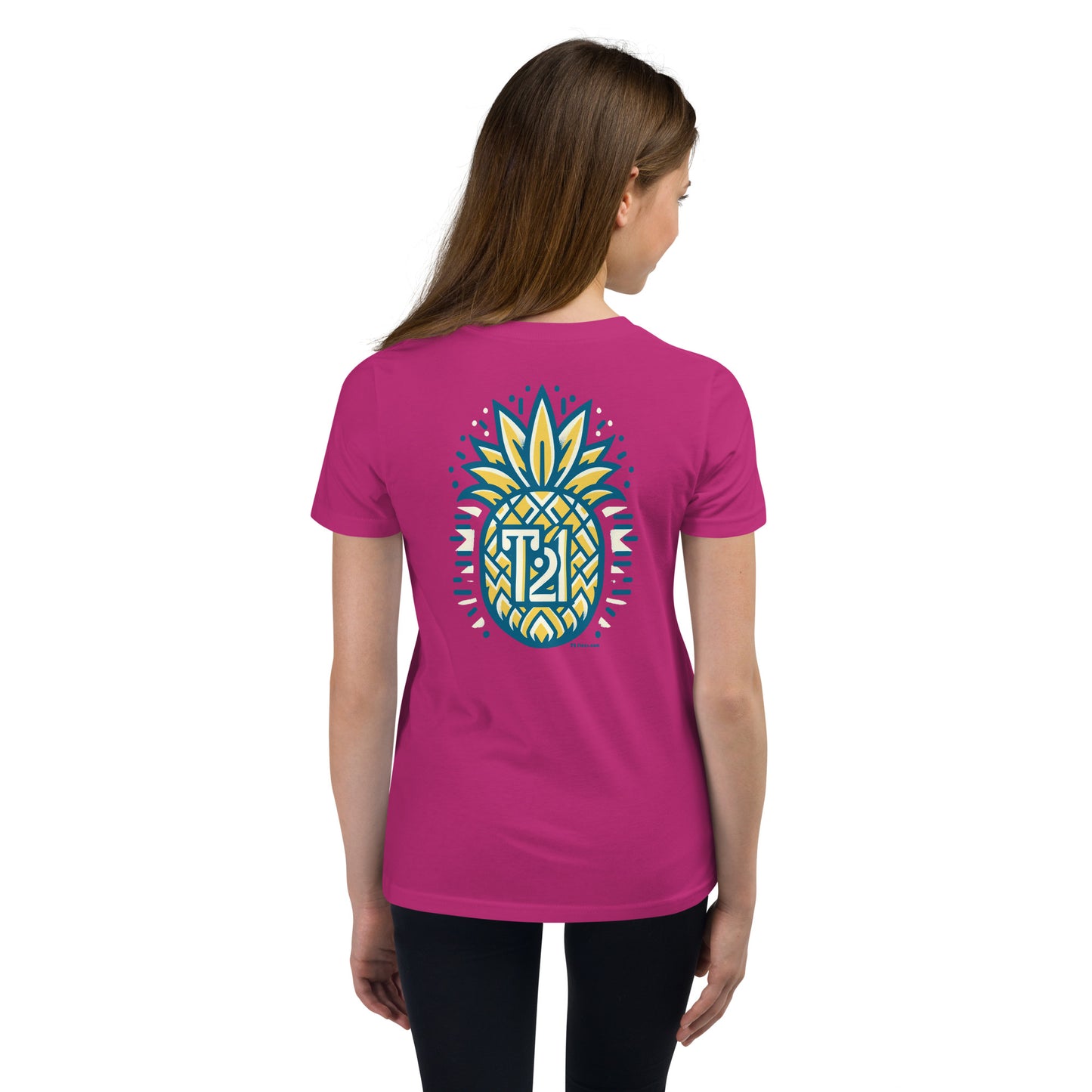 T21 "Pineapple Ice" - Youth Short Sleeve T-Shirt - multiple colors