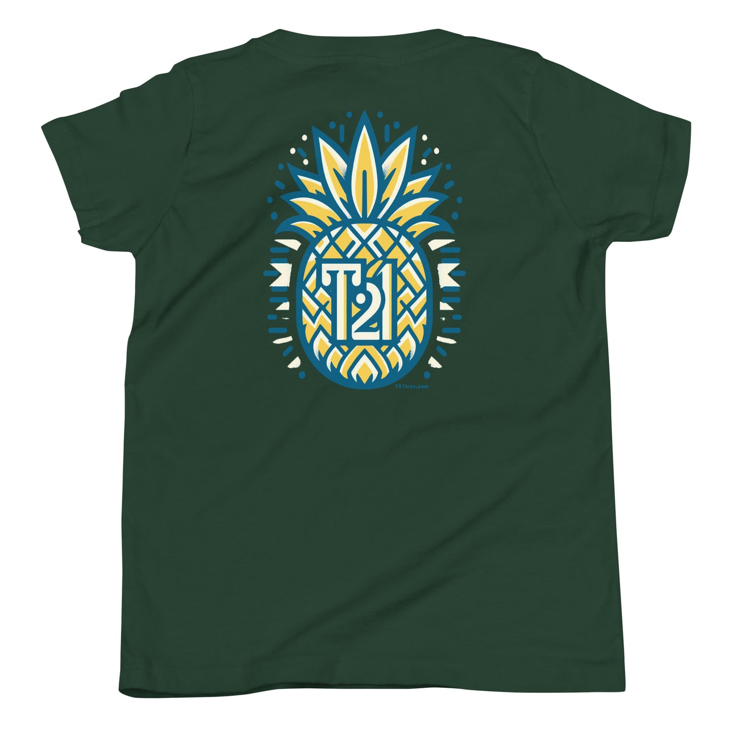 T21 "Pineapple Ice" - Youth Short Sleeve T-Shirt - multiple colors