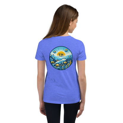 T21 "Friendly Sea" - Youth Short Sleeve T-Shirt - multiple colors