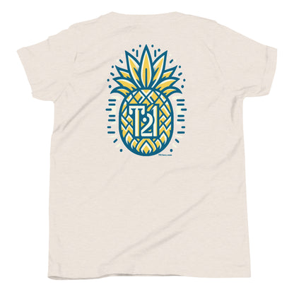 T21 "Pineapple Ice" - Youth Short Sleeve T-Shirt - multiple colors