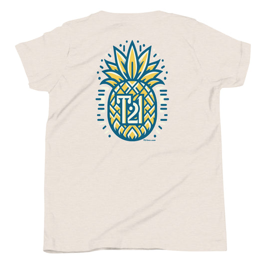 T21 "Pineapple Ice" - Youth Short Sleeve T-Shirt - multiple colors