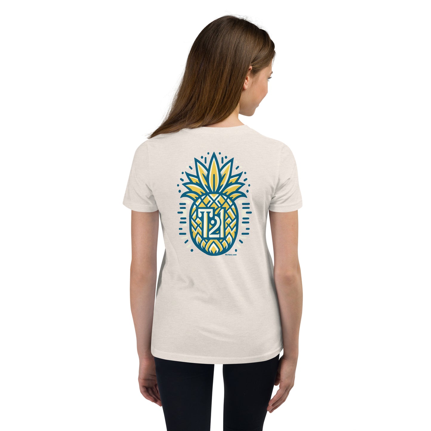 T21 "Pineapple Ice" - Youth Short Sleeve T-Shirt - multiple colors