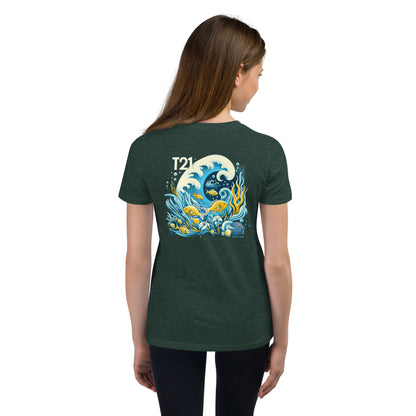 T21 "Reef" - Youth Short Sleeve T-Shirt - multiple colors