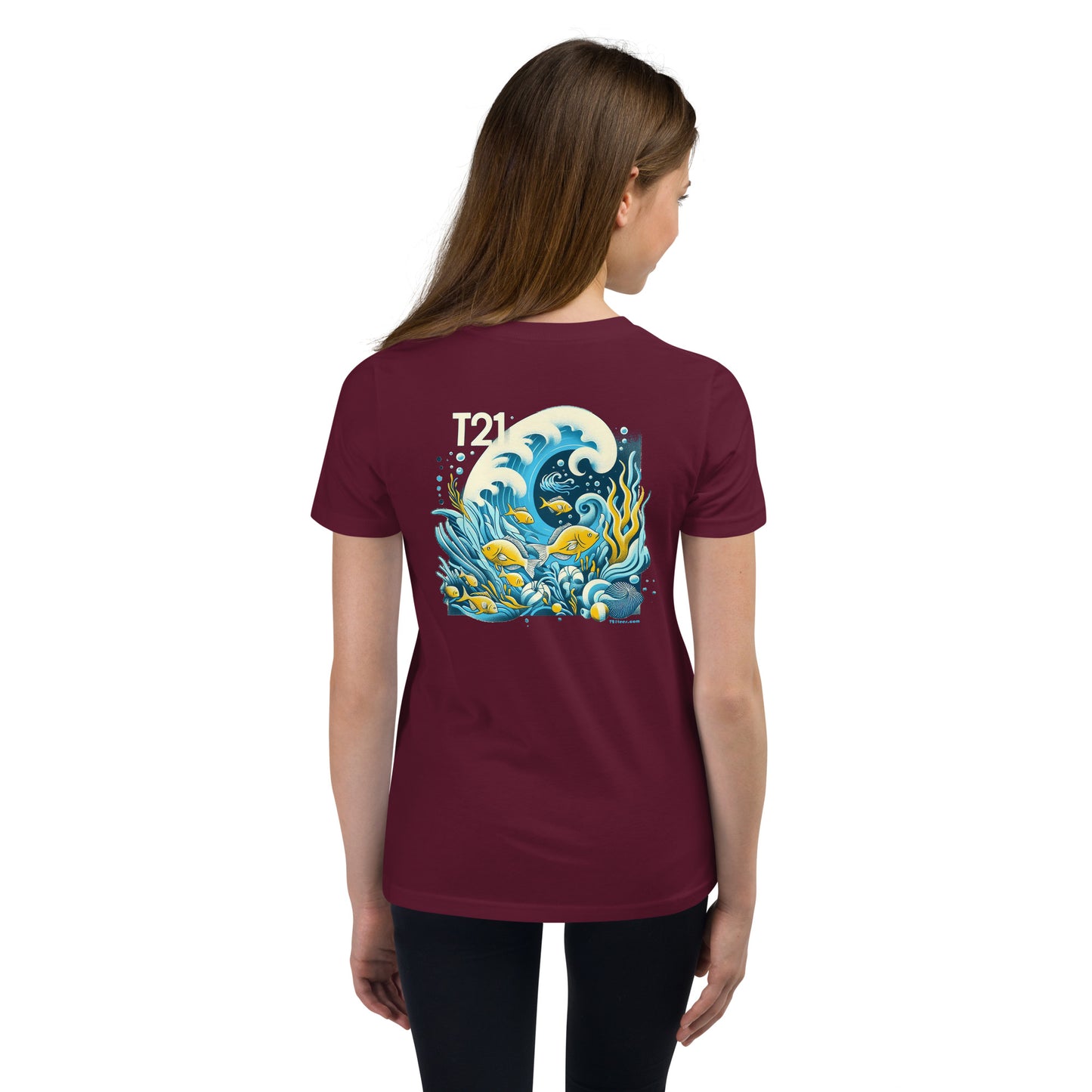 T21 "Reef" - Youth Short Sleeve T-Shirt - multiple colors