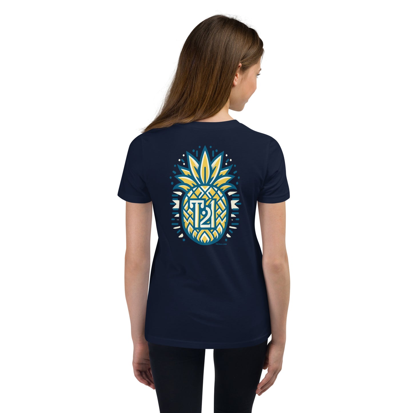 T21 "Pineapple Ice" - Youth Short Sleeve T-Shirt - multiple colors