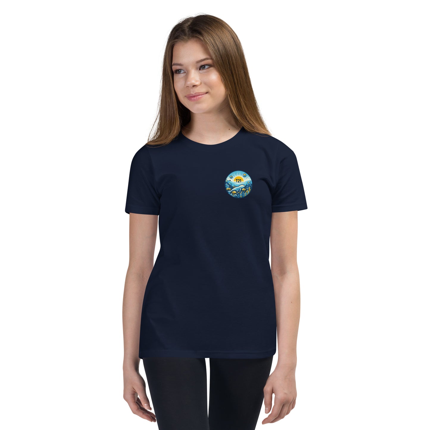 T21 "Friendly Sea" - Youth Short Sleeve T-Shirt - multiple colors